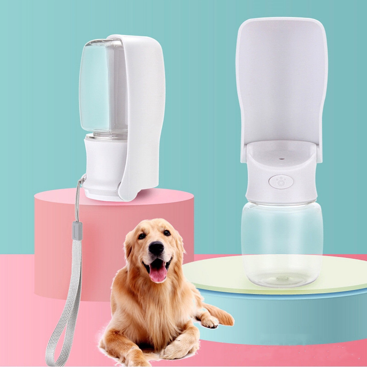 Dog Portable Water Bottle Foldable Pet Water Dispenser Pet Products - Pawsome Pet Needs