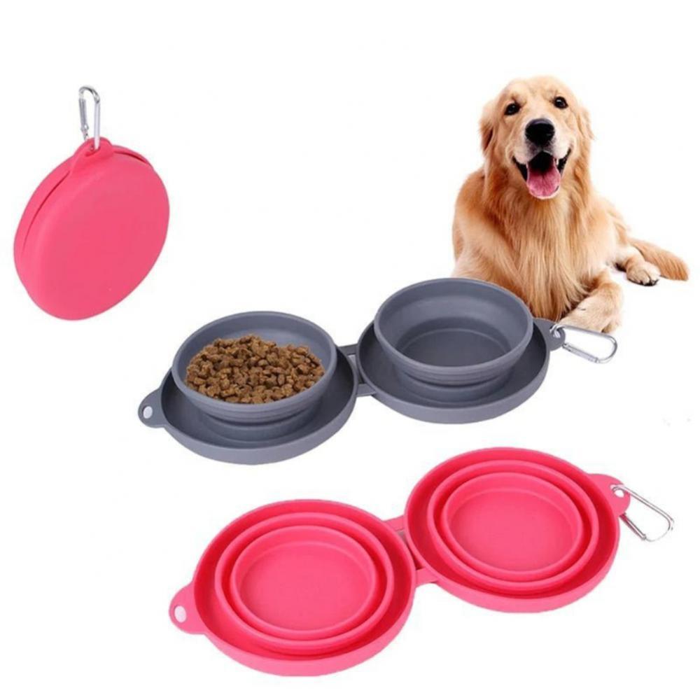 Foldable Dog Feeding Bowl – Portable & Non-Slip Travel Bowl - Pawsome Pet Needs