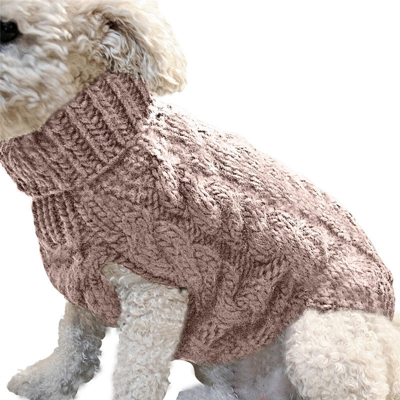 Cozy Winter Dog Sweater – Warm Knitted Apparel - Pawsome Pet Needs