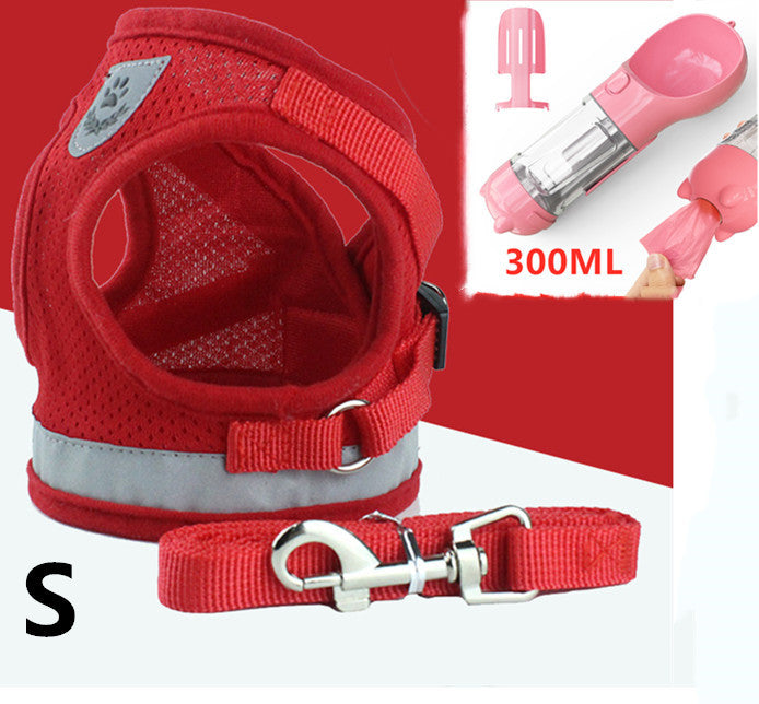 Adjustable Breathable Mesh Dog Harness with Leash – Reflective and Comfortable - Pawsome Pet Needs