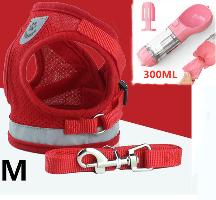 Adjustable Breathable Mesh Dog Harness with Leash – Reflective and Comfortable - Pawsome Pet Needs