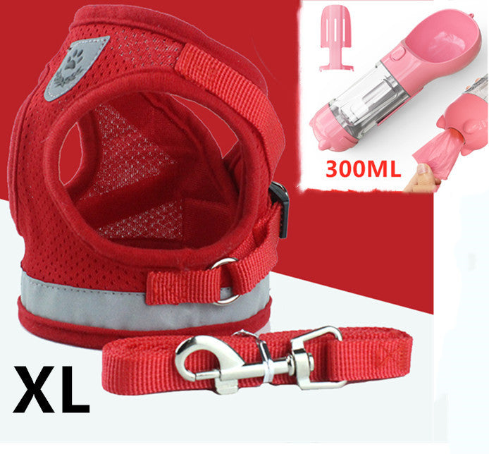 Adjustable Breathable Mesh Dog Harness with Leash – Reflective and Comfortable - Pawsome Pet Needs