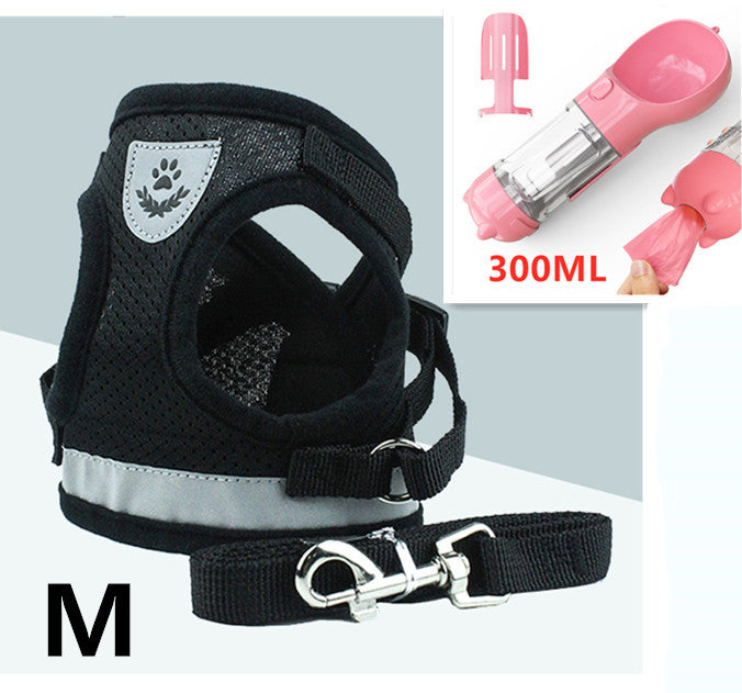 Adjustable Breathable Mesh Dog Harness with Leash – Reflective and Comfortable - Pawsome Pet Needs