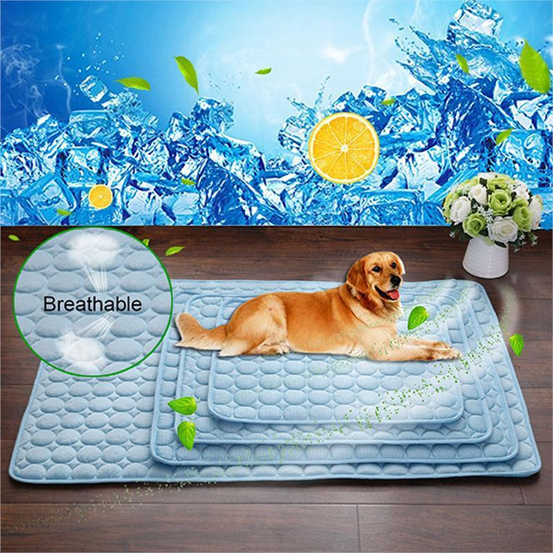 Pet Cooling Mat for Dogs – Ice Silk Summer Pad - Pawsome Pet Needs