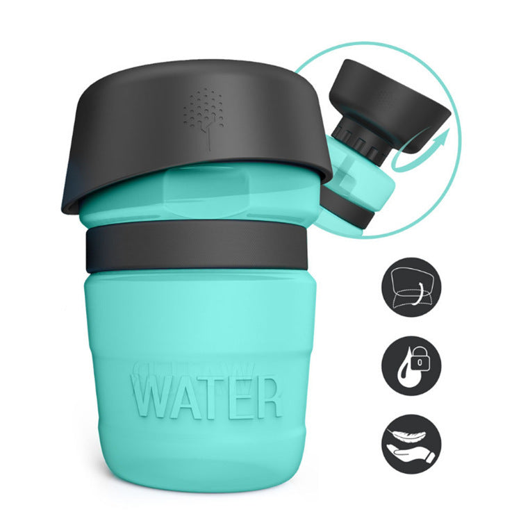 Compact Pet Travel Water Dispenser – Convenient Hydration for Dogs - Pawsome Pet Needs