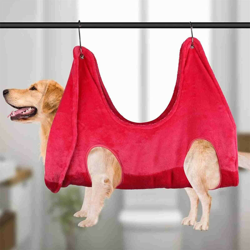 Dog Grooming Hammock Harness – Restraint Bag for Safe and Easy Grooming - Pawsome Pet Needs