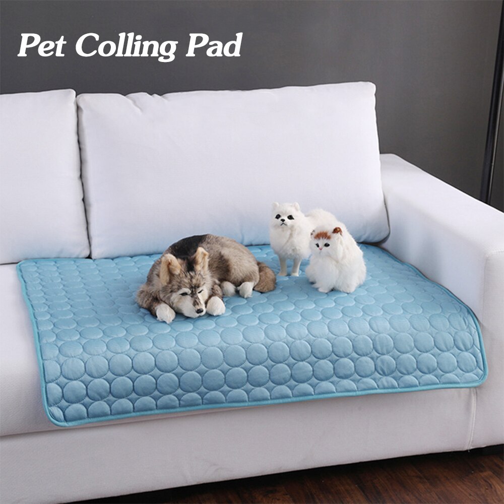 Pet Cooling Mat for Dogs – Ice Silk Summer Pad - Pawsome Pet Needs