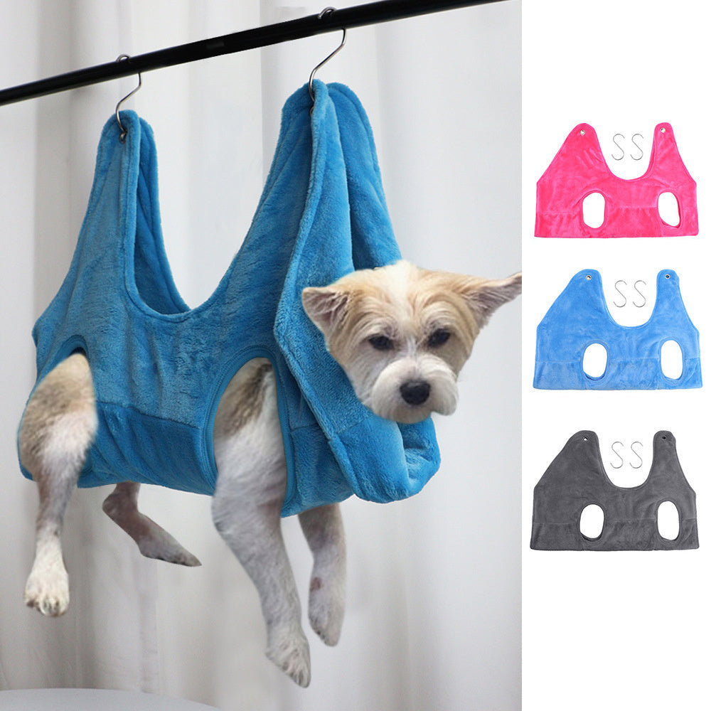 Dog Grooming Hammock Harness – Restraint Bag for Safe and Easy Grooming - Pawsome Pet Needs