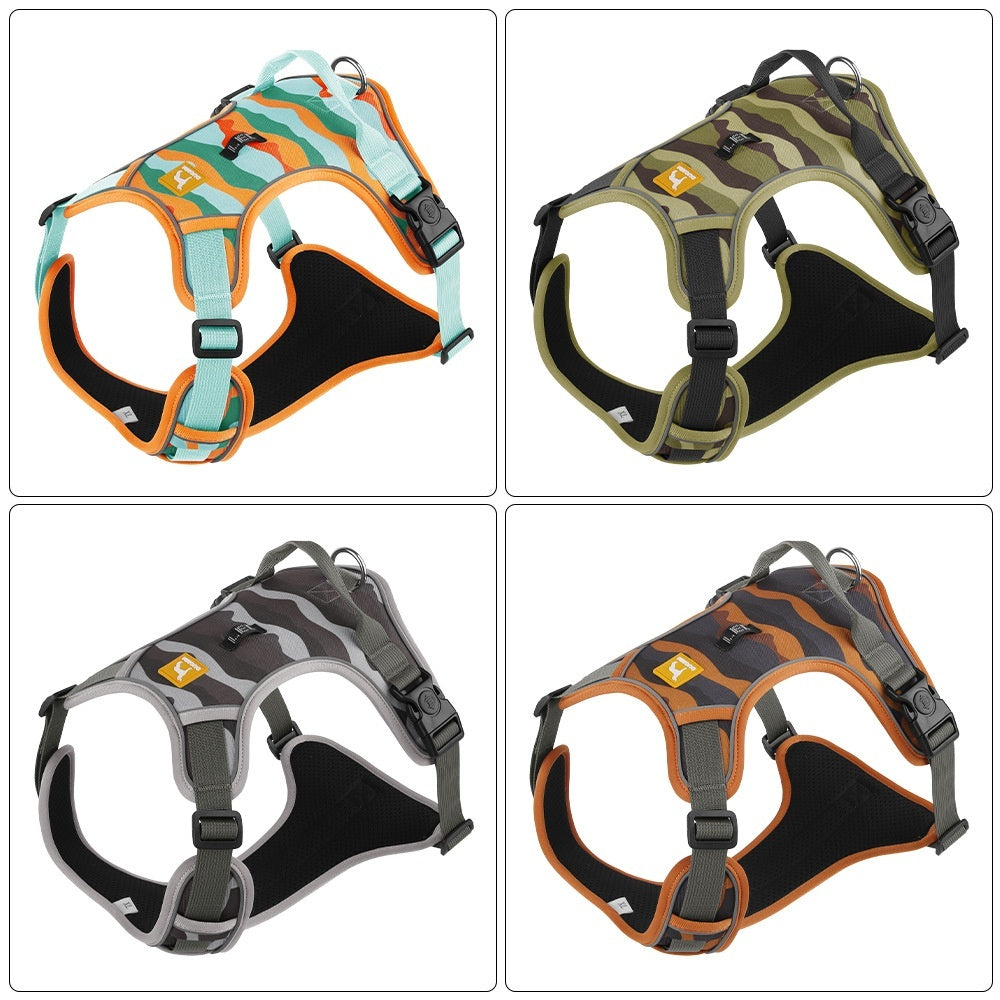 Reflective Dog Harness – Adjustable No-Pull Vest with Handle - Pawsome Pet Needs