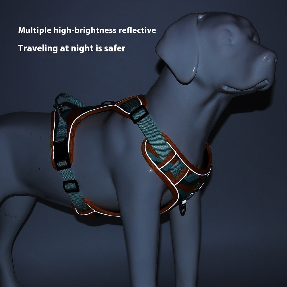 Reflective Dog Harness – Adjustable No-Pull Vest with Handle - Pawsome Pet Needs