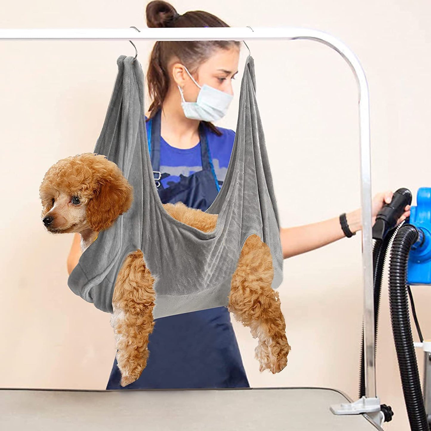 Dog Grooming Hammock Harness – Restraint Bag for Safe and Easy Grooming - Pawsome Pet Needs