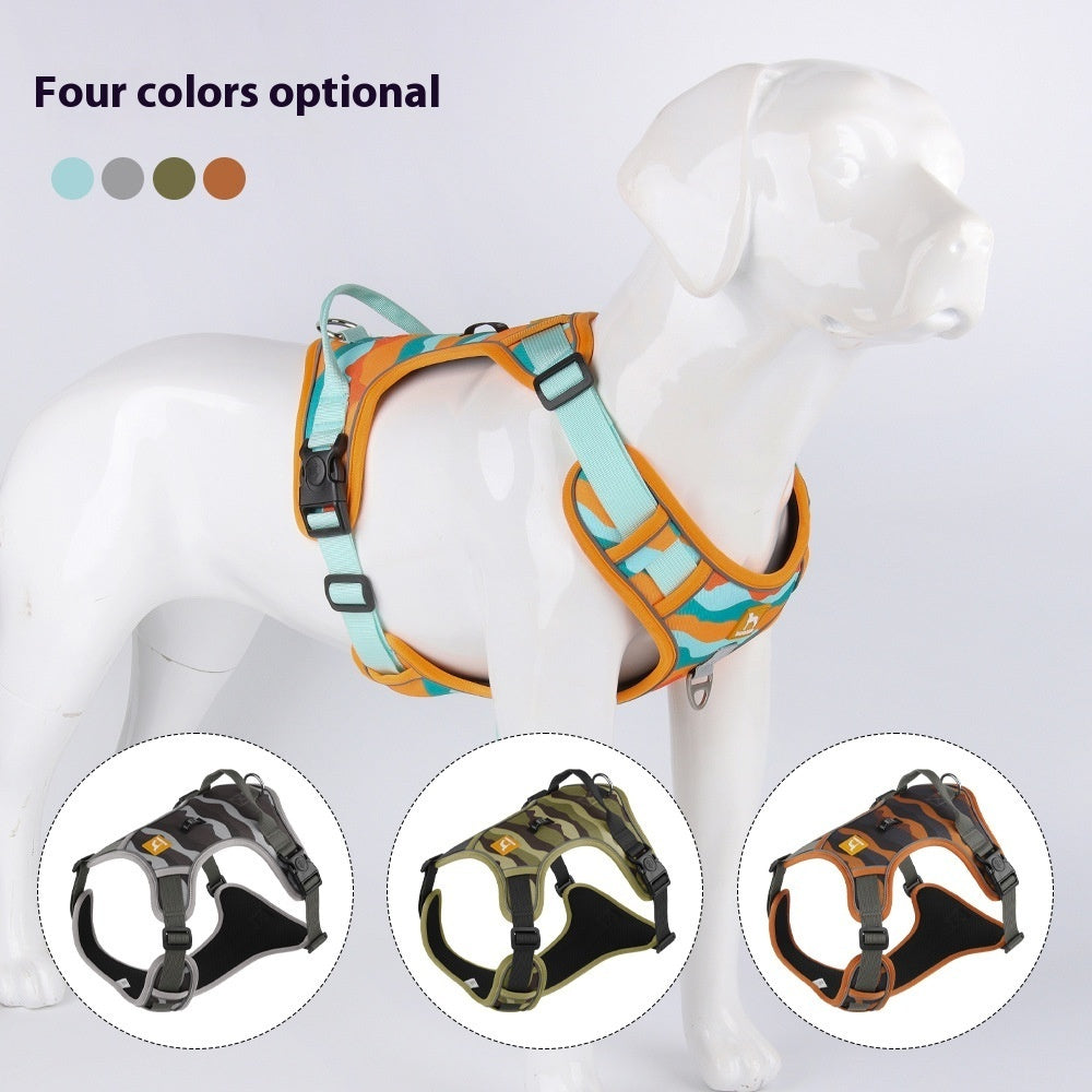 Reflective Dog Harness – Adjustable No-Pull Vest with Handle - Pawsome Pet Needs